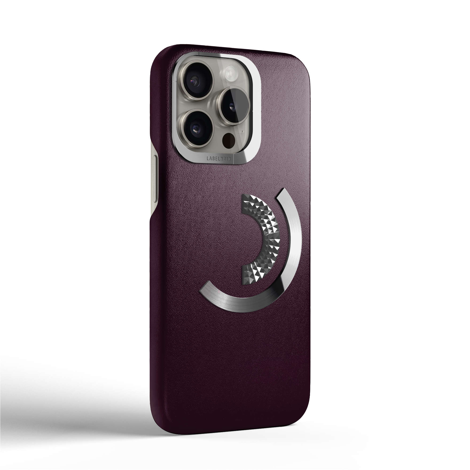 Label Noir Ornate iPhone 16 Pro Max deksel skinn sort