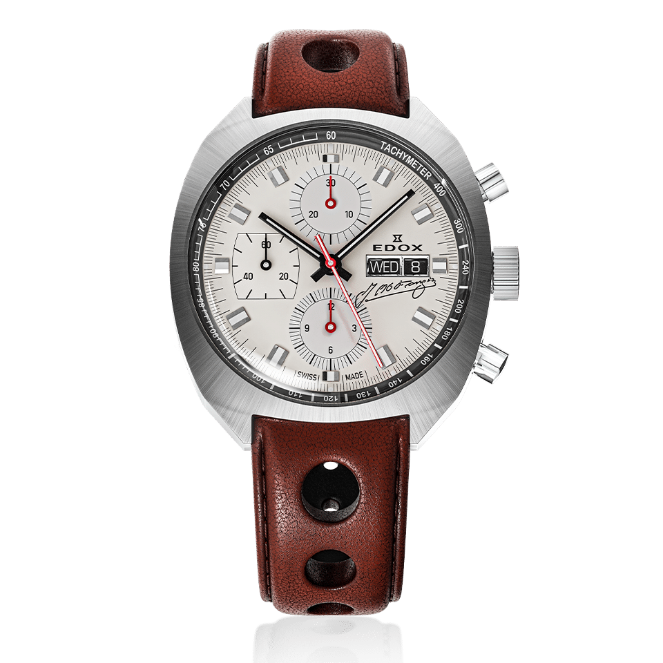 Edox Chronograph Automatic Fangio Limited Edition herreklokke motorsport