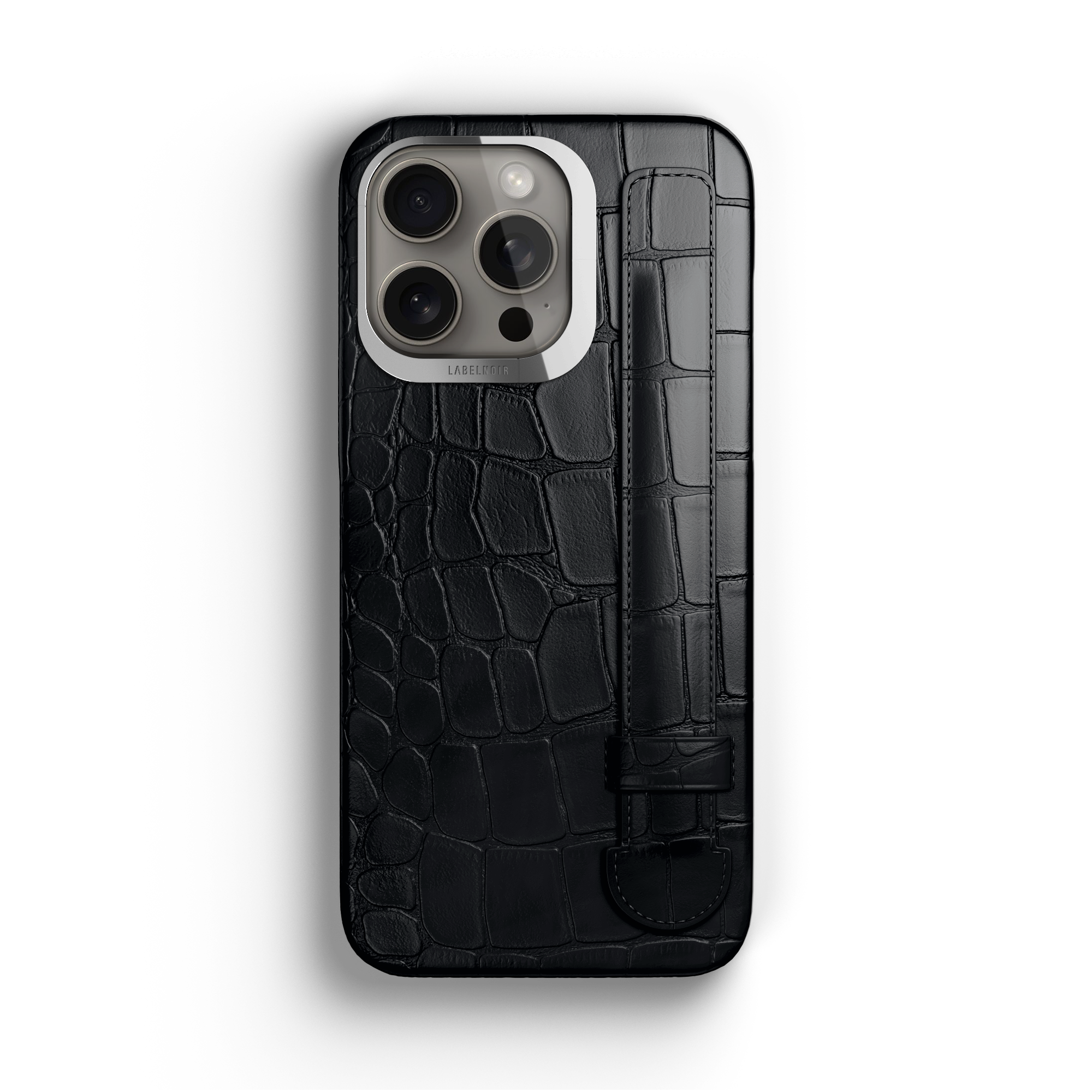 Label Noir Alligator iPhone 16 Pro Max deksel svart