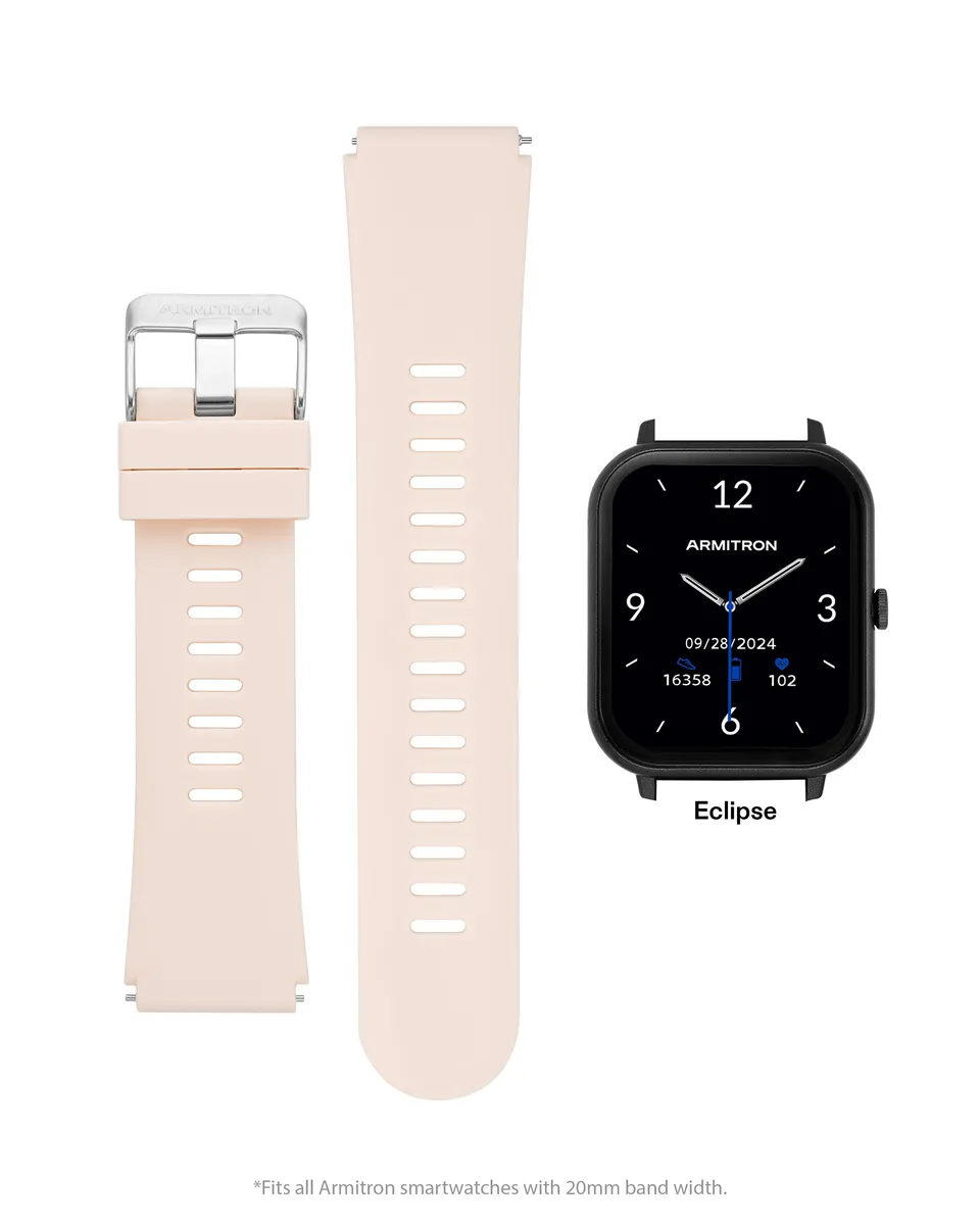Armitron Connect 20mm silikonrem blush glatt