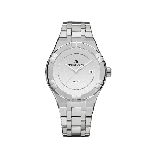 Label Noir Aikon Automatic 42MM klokke stål hvit minimalist