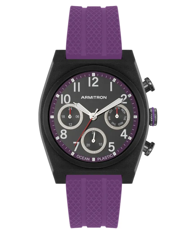 Armitron Wave 40mm klokke lilla resirkulert plast