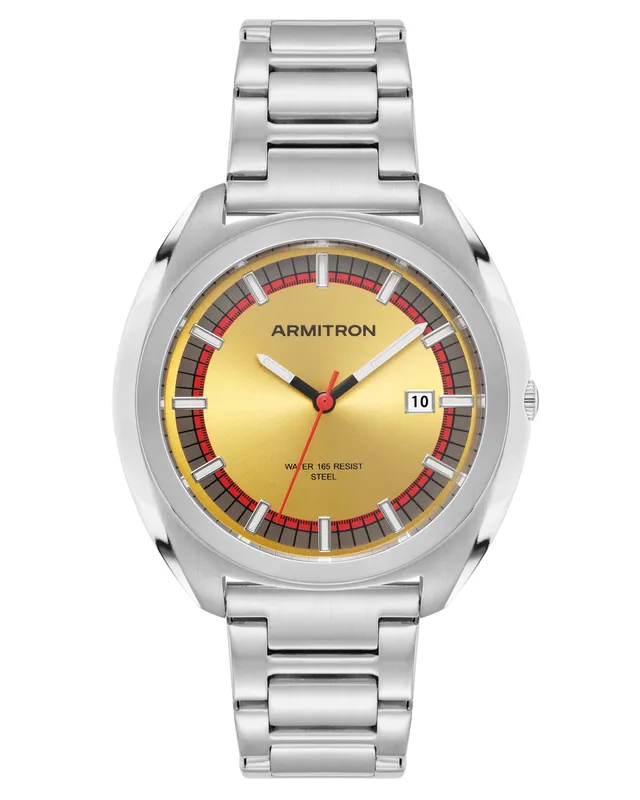 Armitron Travis herreklokke gul 42mm stål