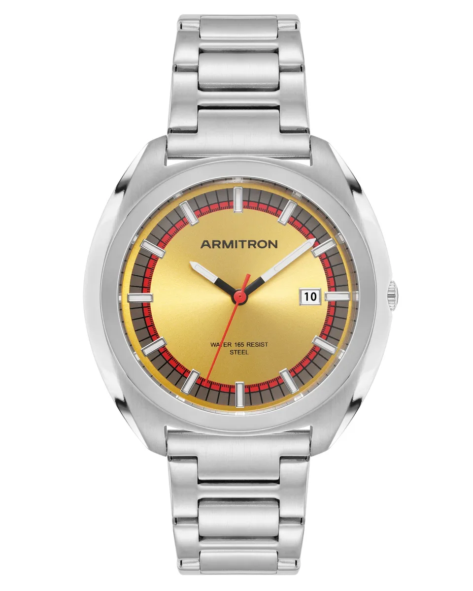 Armitron Travis herreklokke gul 42mm stål