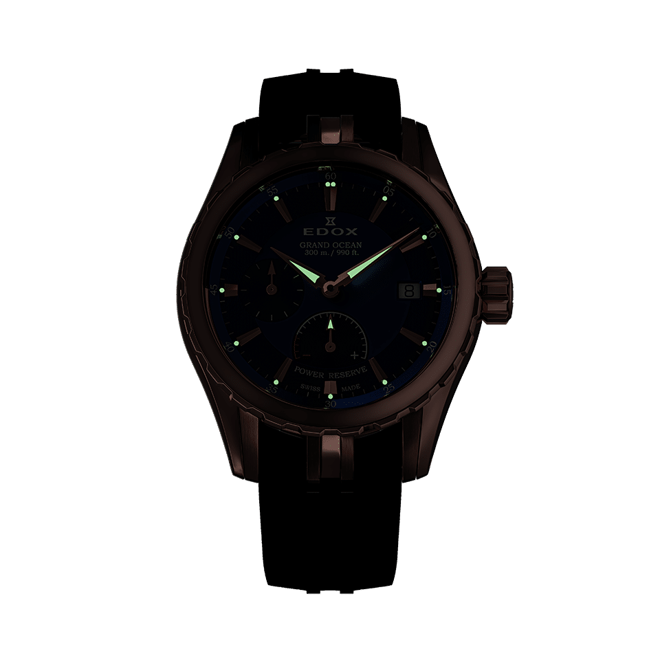 Edox Power Reserve Automatic herreklokke automatisk