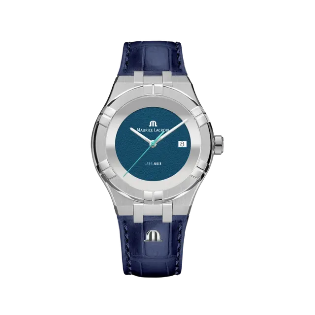 Label Noir Aikon Automatic 42MM klokke blå skinnrem