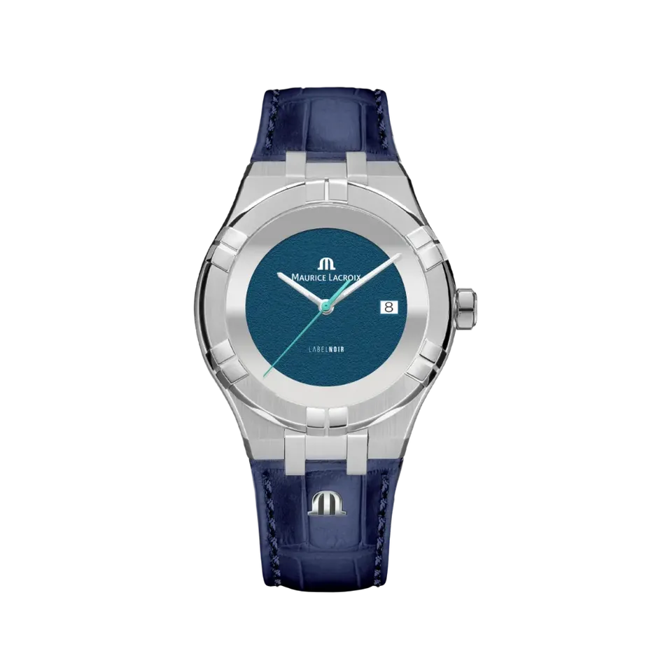 Label Noir Aikon Automatic 42MM klokke blå skinnrem