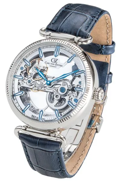 Carl von Zeyten Elzach CVZ0031WHS klokke hvit automatisk