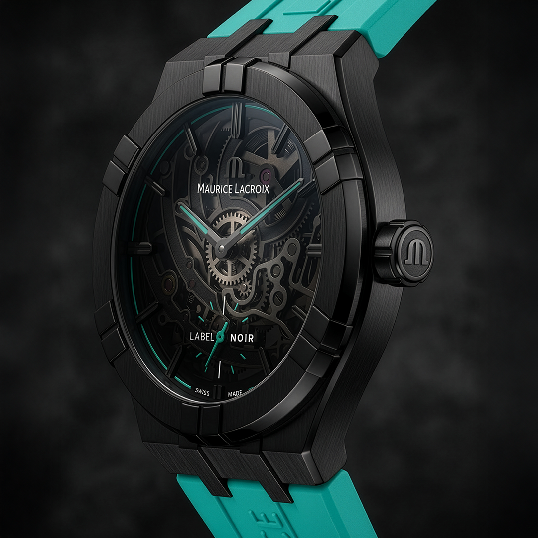 Label Noir Aikon Automatic Skeleton klokke limitert