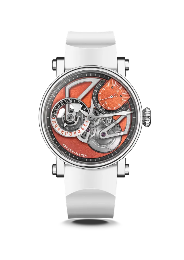 Speake-Marin Dual Time Terracotta klokke 42mm titan