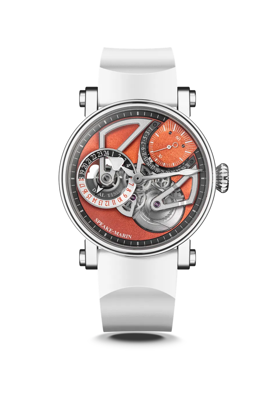 Speake-Marin Dual Time Terracotta klokke 42mm titan
