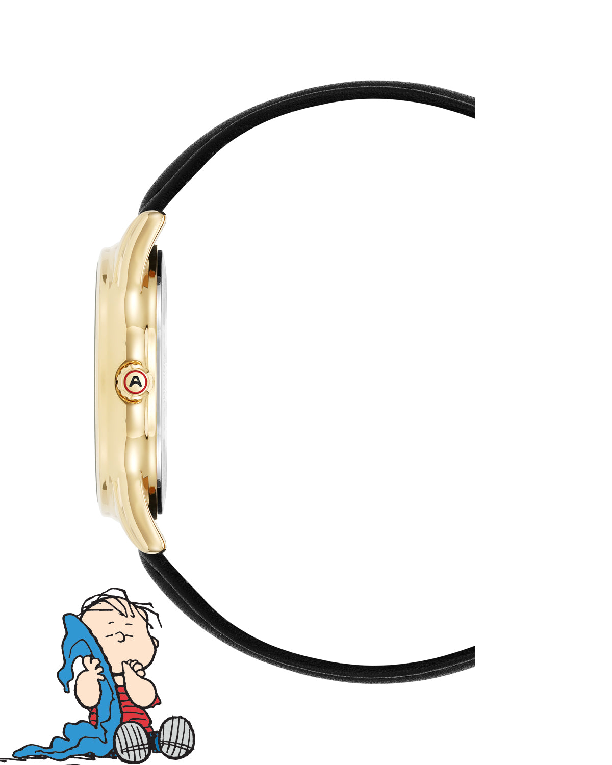 Armitron Peanuts Lineup herreklokke 36 mm sort/gull
