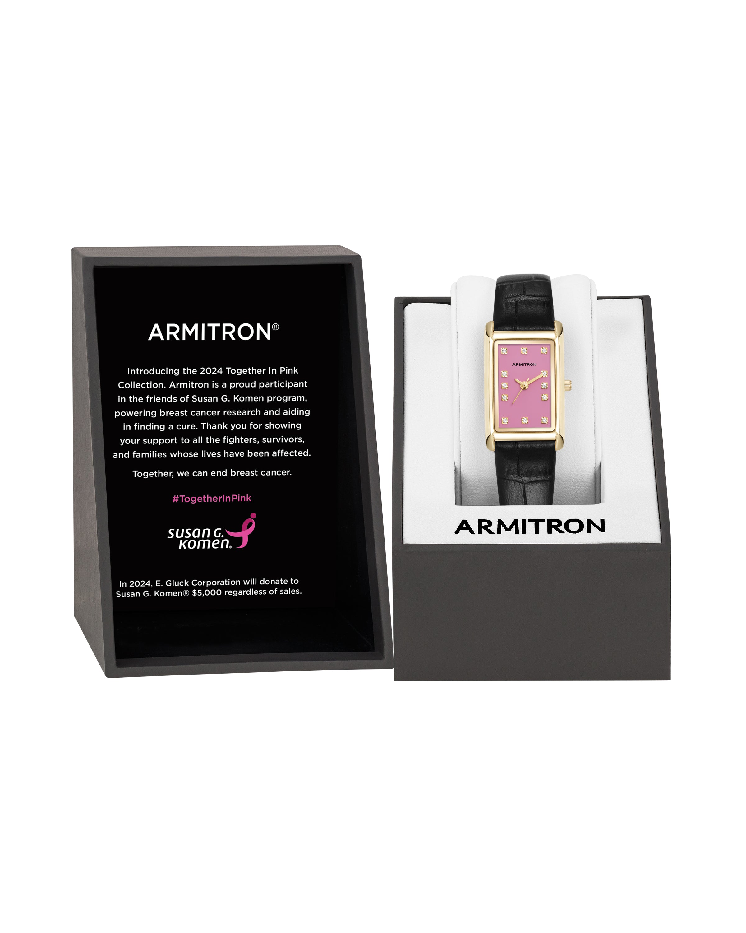 Armitron Tessa 20mm dameklokke rosa gull