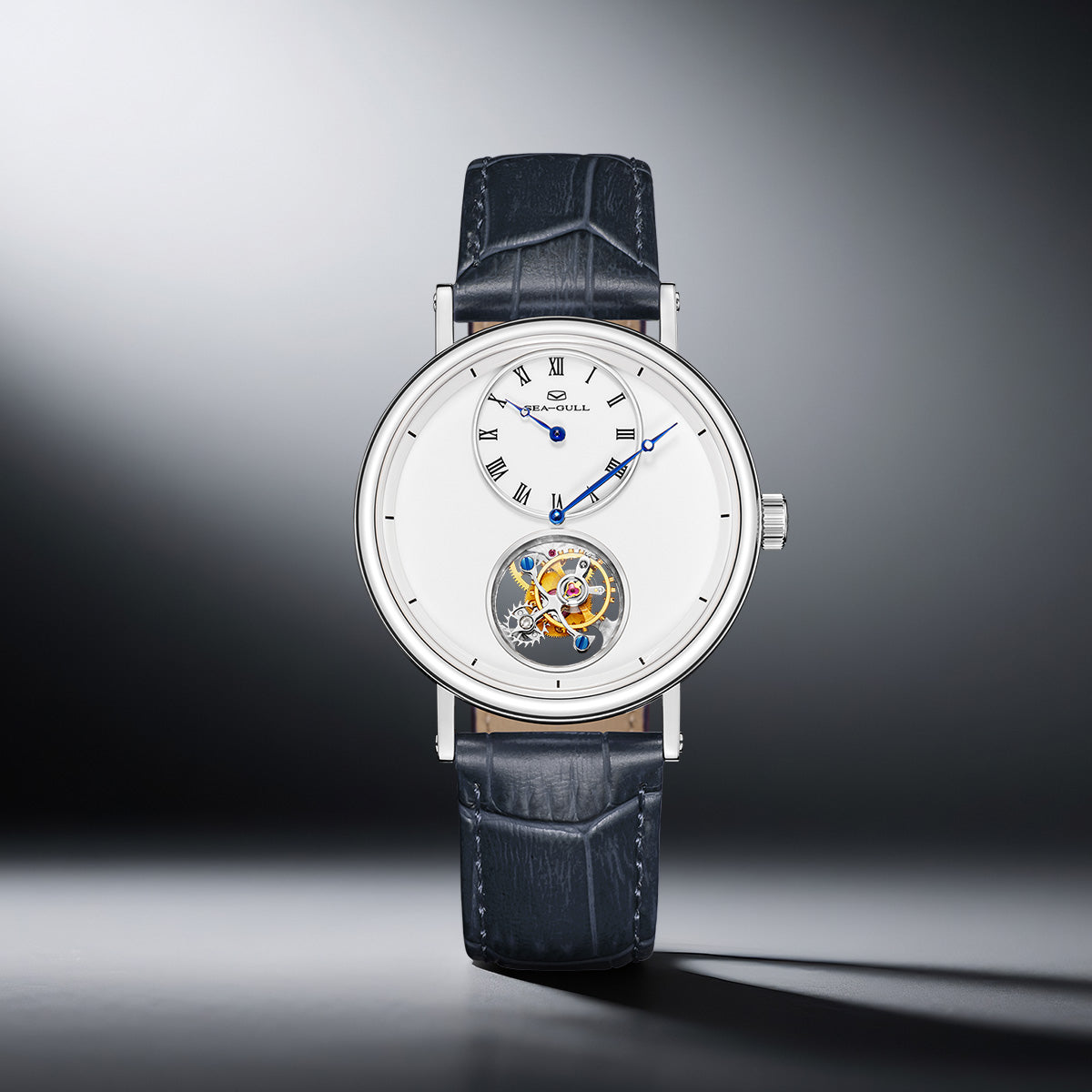 Sea-gull Artisan Heritage 39mm herreklokke emalje