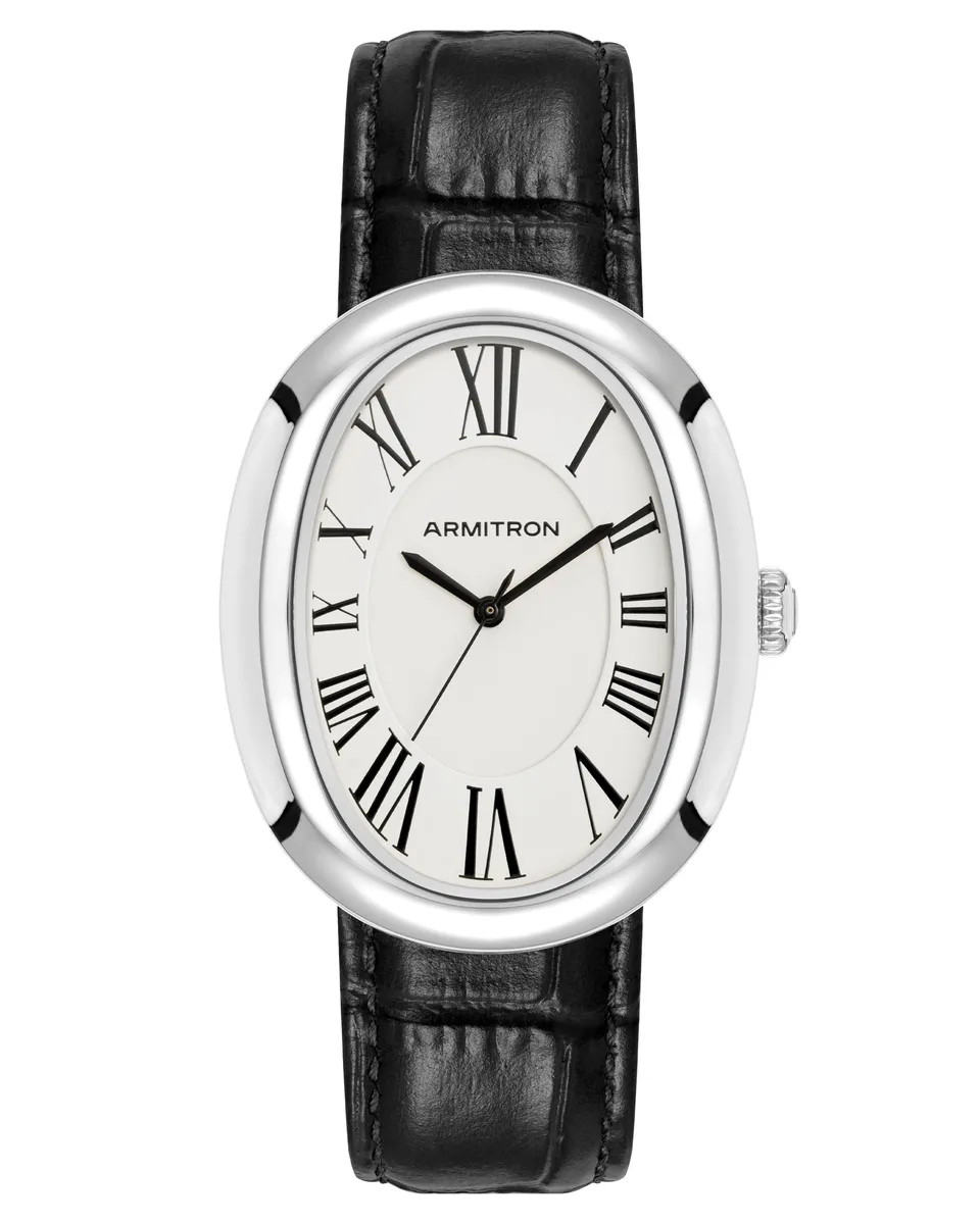 Armitron Andi Large herreklokke 36 mm svart sølv