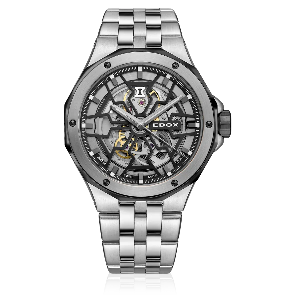Edox Mecano Automatic herreklokke skjelett