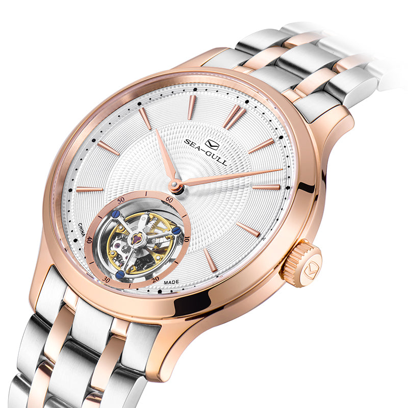 Sea-gull Artisan 517.12.8811 tourbillon hvit 42 mm