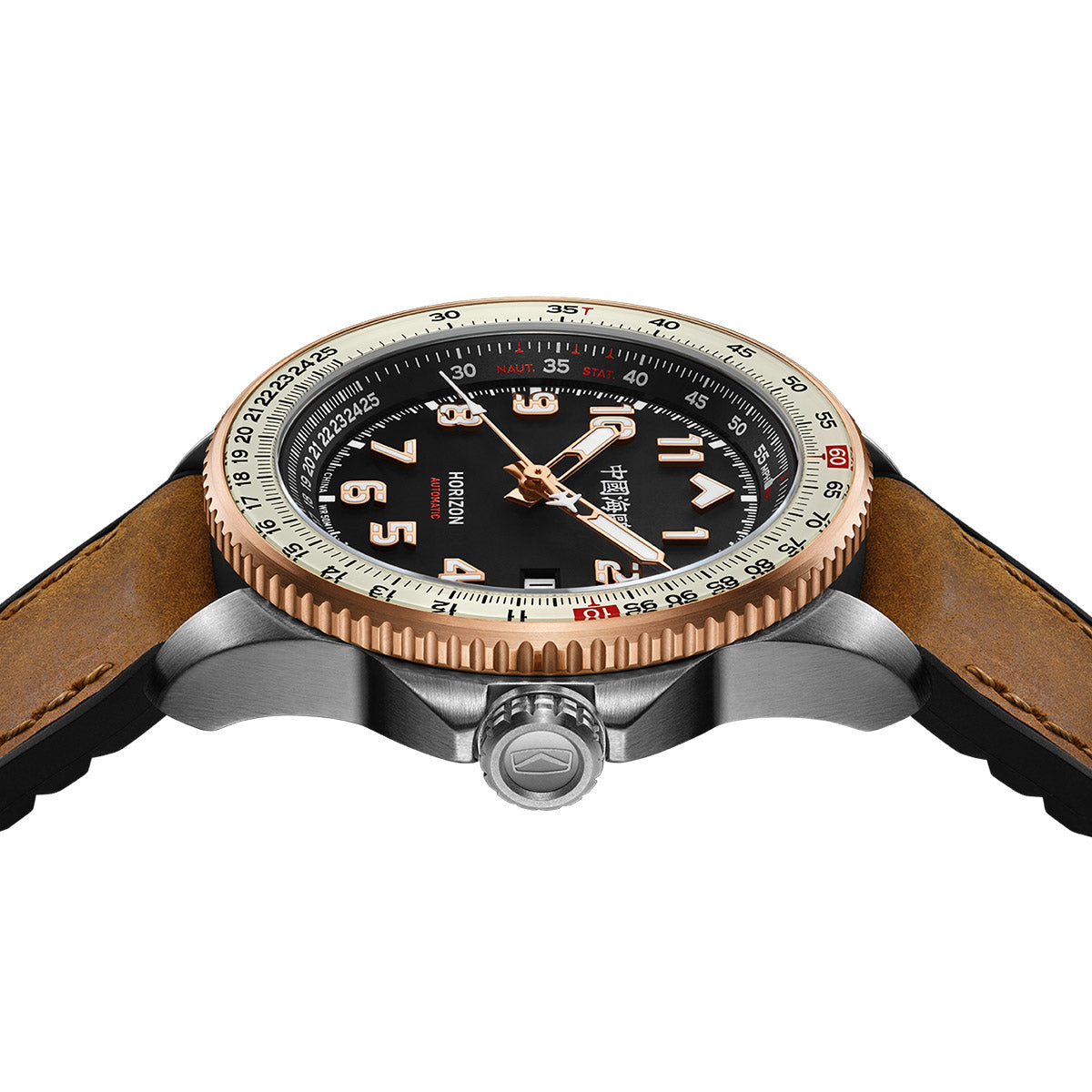 Sea-gull Aviation 214.27.1124 herreklokke 42,5 mm tachymeter