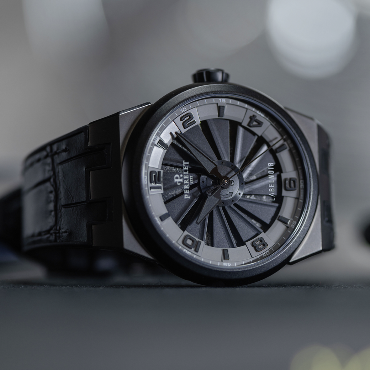 Perrelet Turbine Evo A4062 klokke sort limitert 50 stk