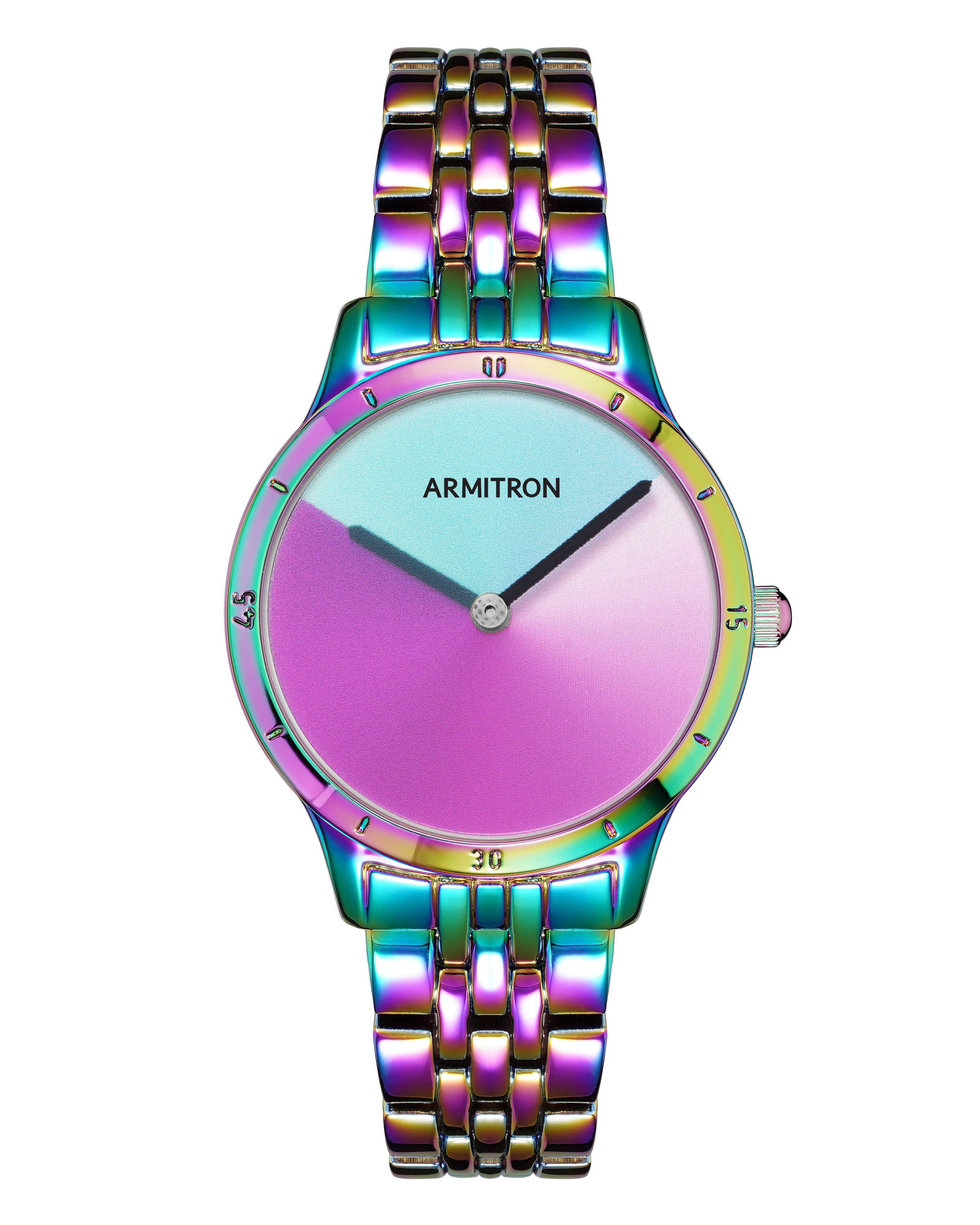 Armitron Prismatica 33 mm dameklokke iriserende