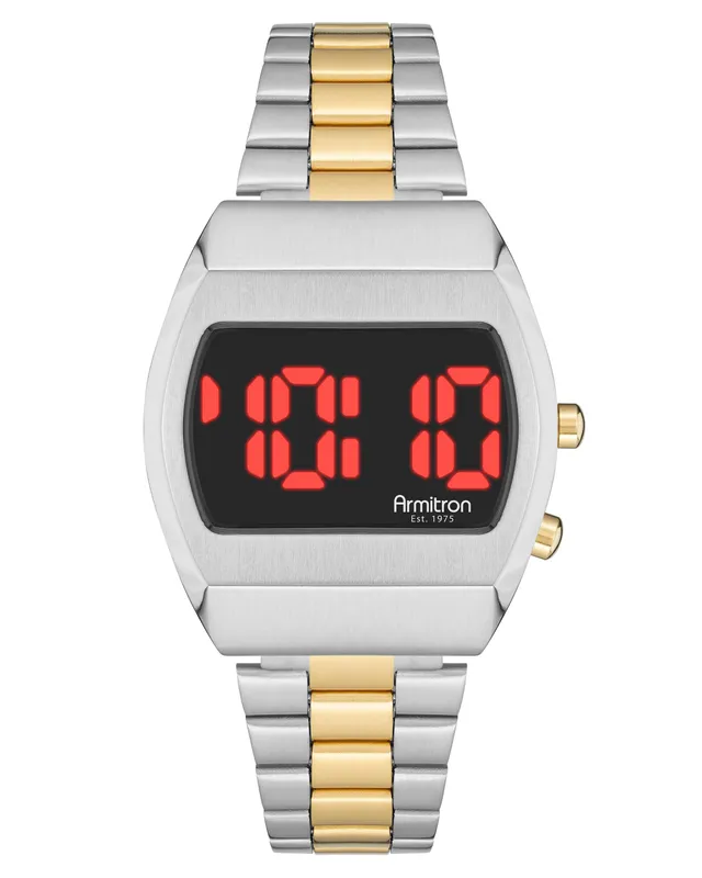 Armitron Sport 34mm digitalklokke stål unisex