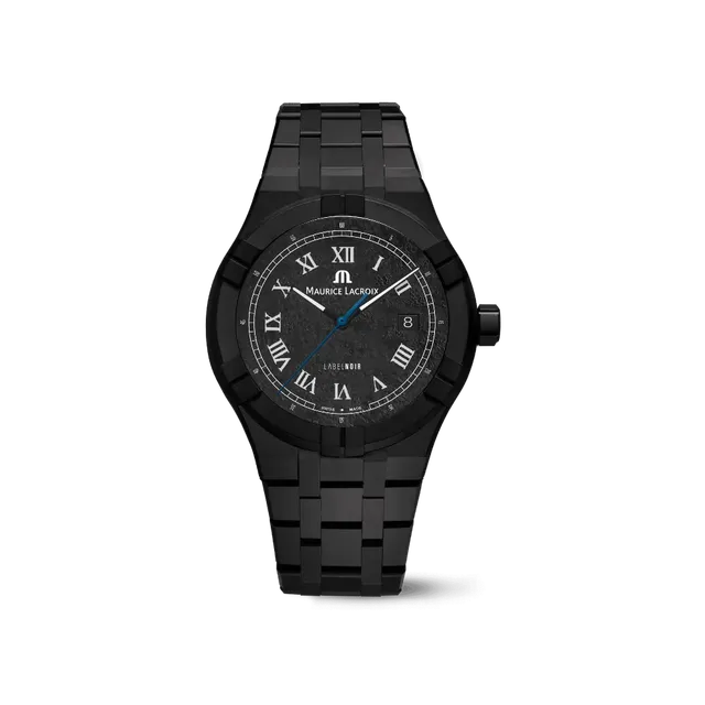 Label Noir Aikon Automatic 42MM klokke svart romertall blå