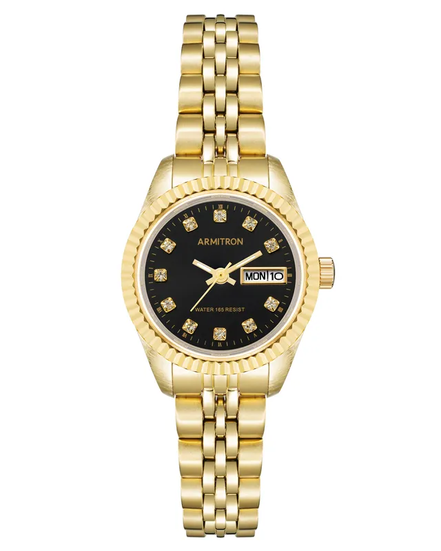 Armitron Minnie 24mm Gold/Black dameklokke