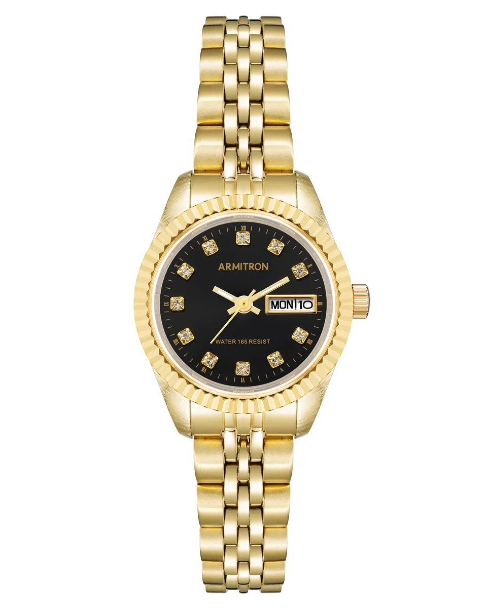 Armitron Minnie 24mm Gold/Black dameklokke