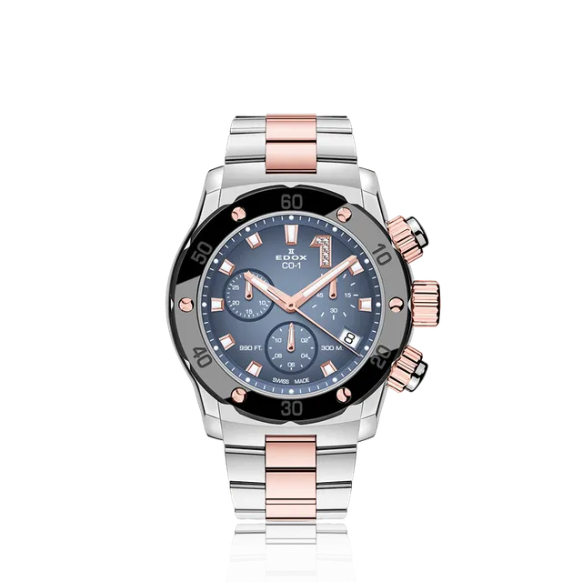 Edox Chronolady dameklokke kronograf