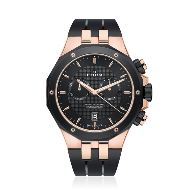 Edox Delfin Chronograph herreklokke vannsport