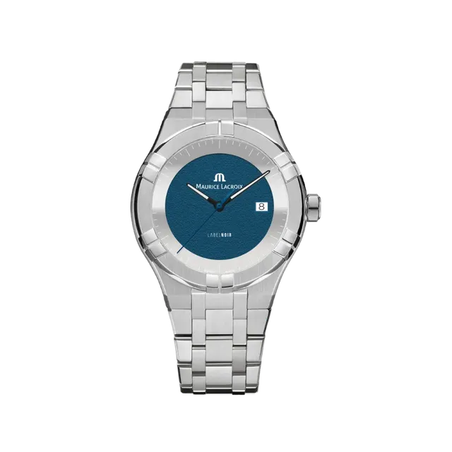 Label Noir Aikon Automatic 42MM klokke stål hvit blå