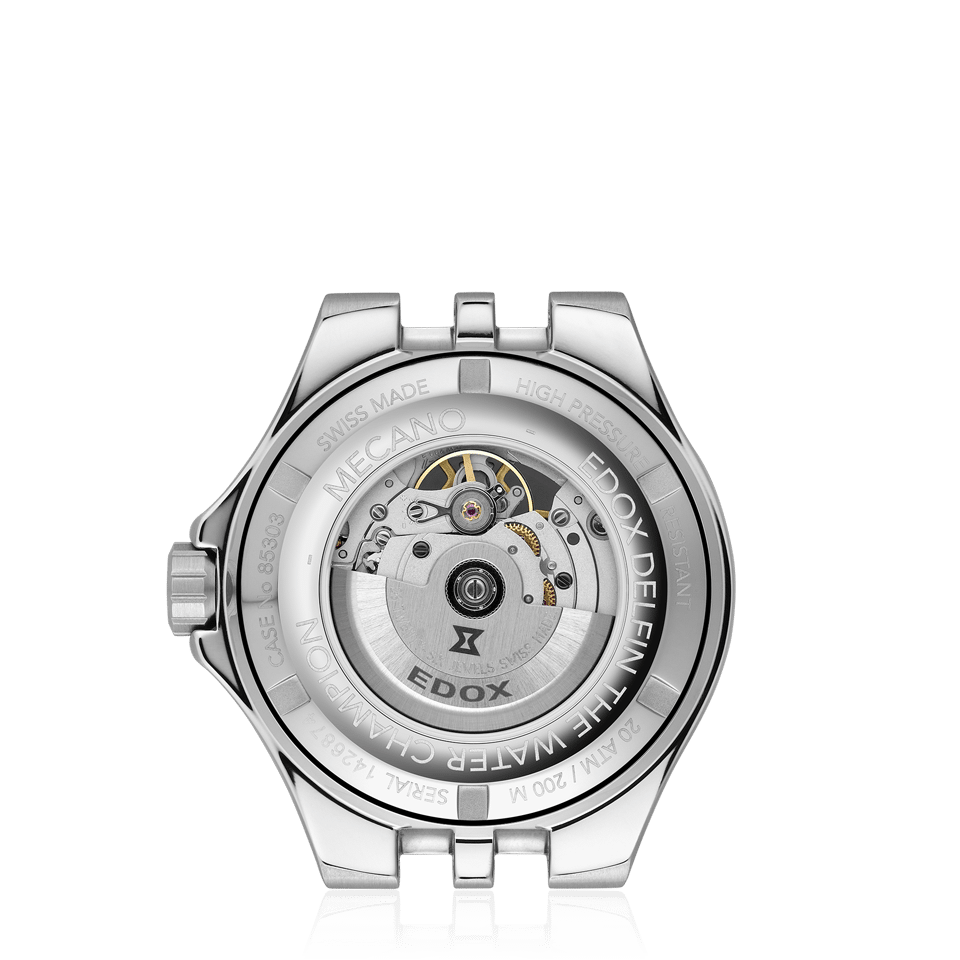 Edox Mecano Automatic herreklokke åpen skive