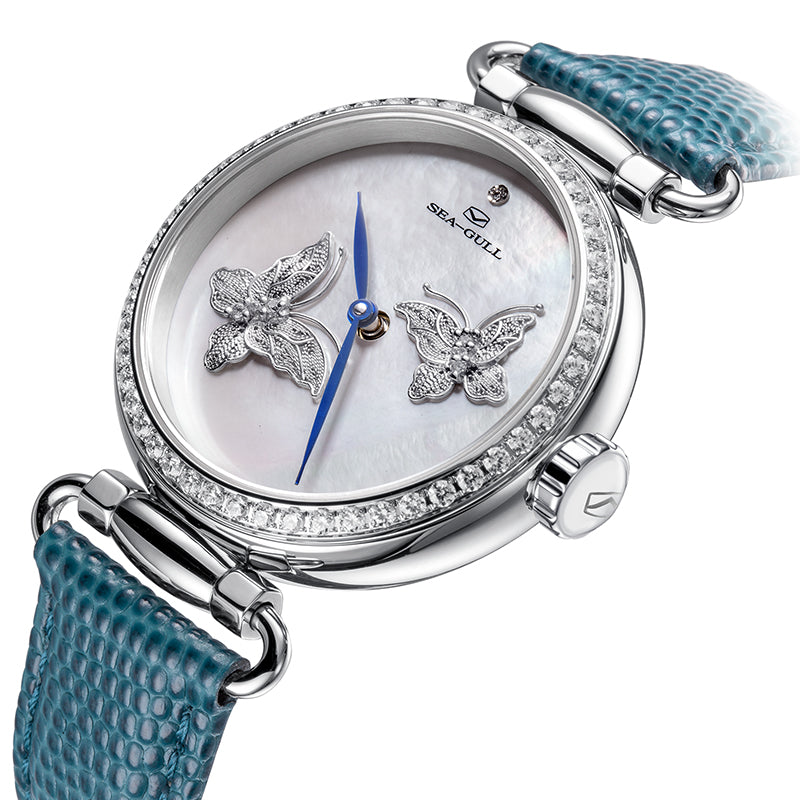 Sea-gull Artisan 719.15.8101L dameklokke 38 mm tourbillon