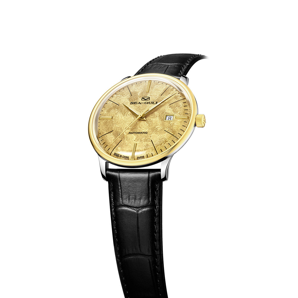 Sea-gull 219.82.1087G herreklokke gull tynn kalender