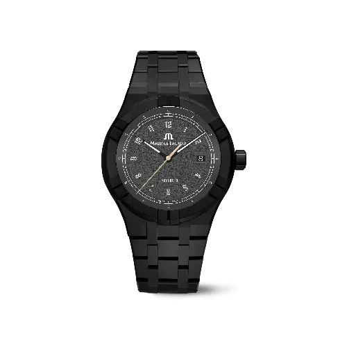 Label Noir Aikon Automatic 42MM klokke svart keramikk