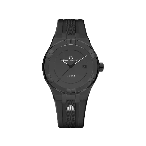 Label Noir Aikon Automatic 42MM klokke PVD sort gummirem