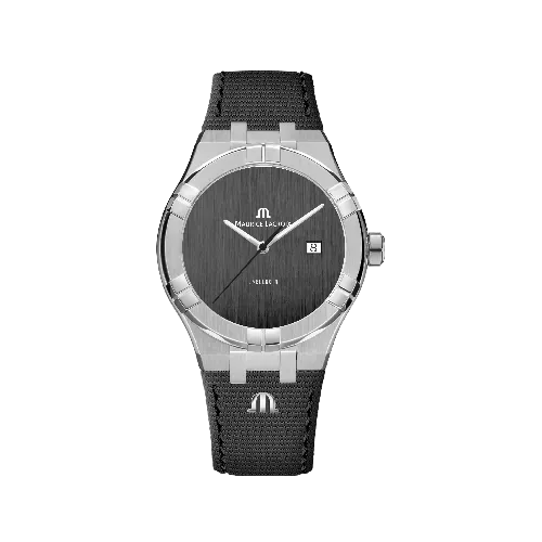 Label Noir Aikon Automatic 42MM klokke stål hvit tekstil