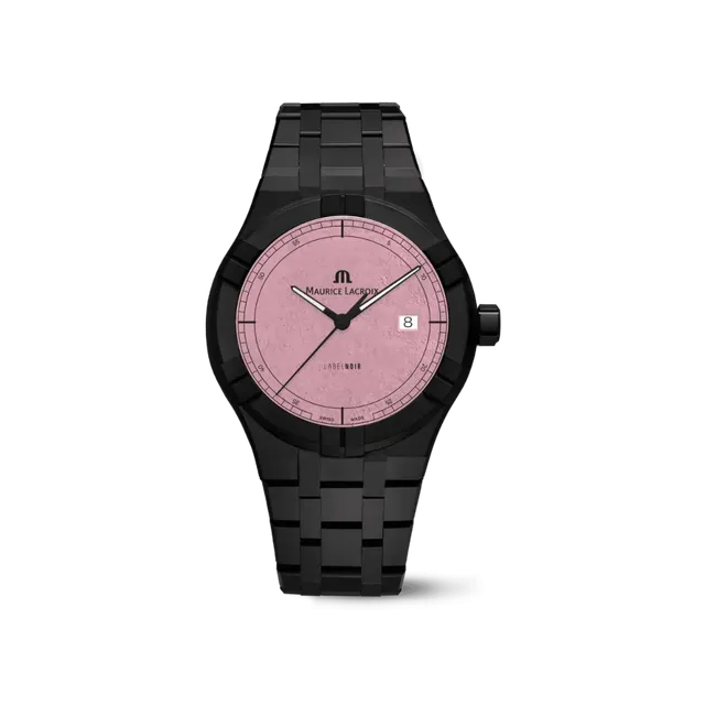 Label Noir Aikon Automatic 42MM klokke keramikk rosa