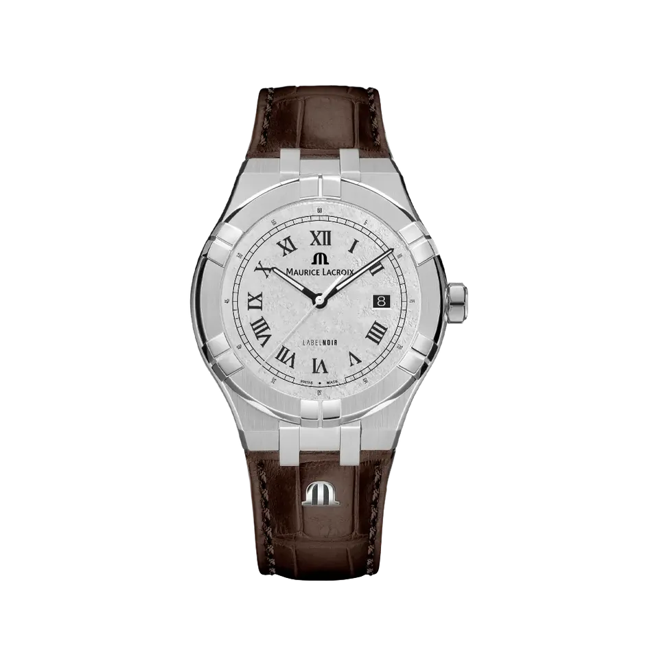 Label Noir Aikon Automatic 42MM klokke svart brun skinnrem