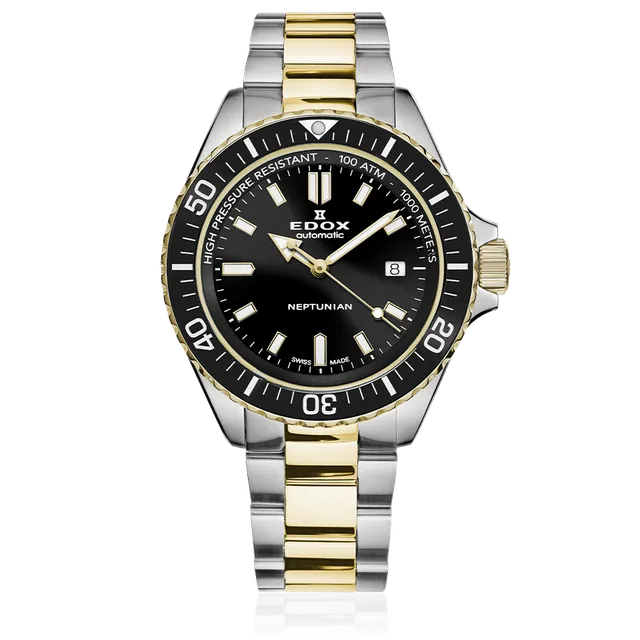 Edox Neptunian Automatic dykkerklokke blå