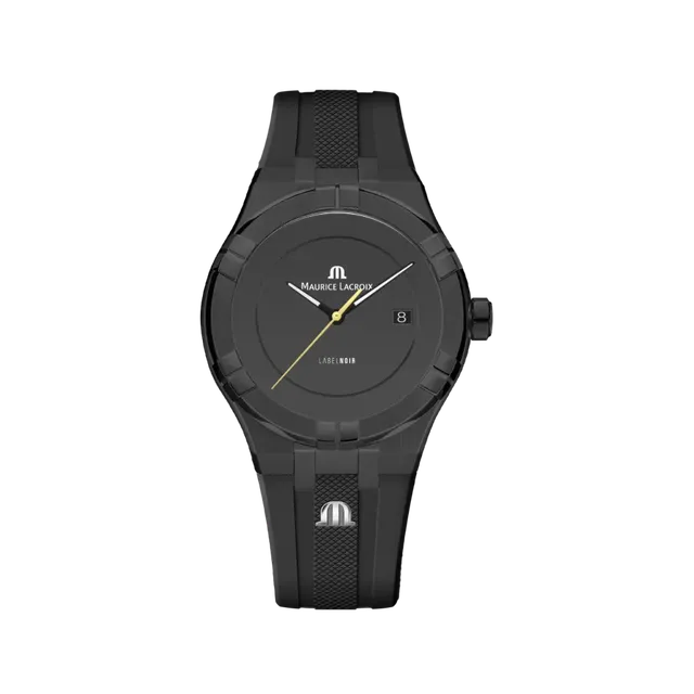 Label Noir Aikon Automatic 42MM klokke PVD svart gummi