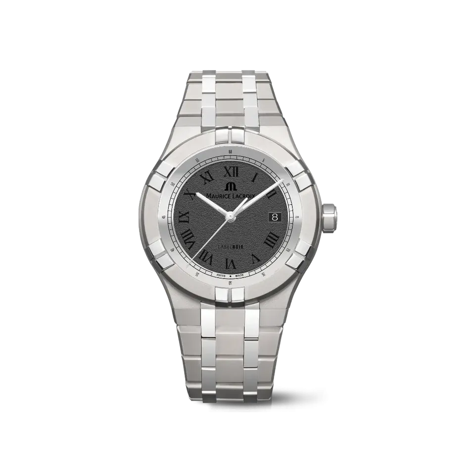 Label Noir Aikon Automatic 42MM klokke titan svart stålvisere
