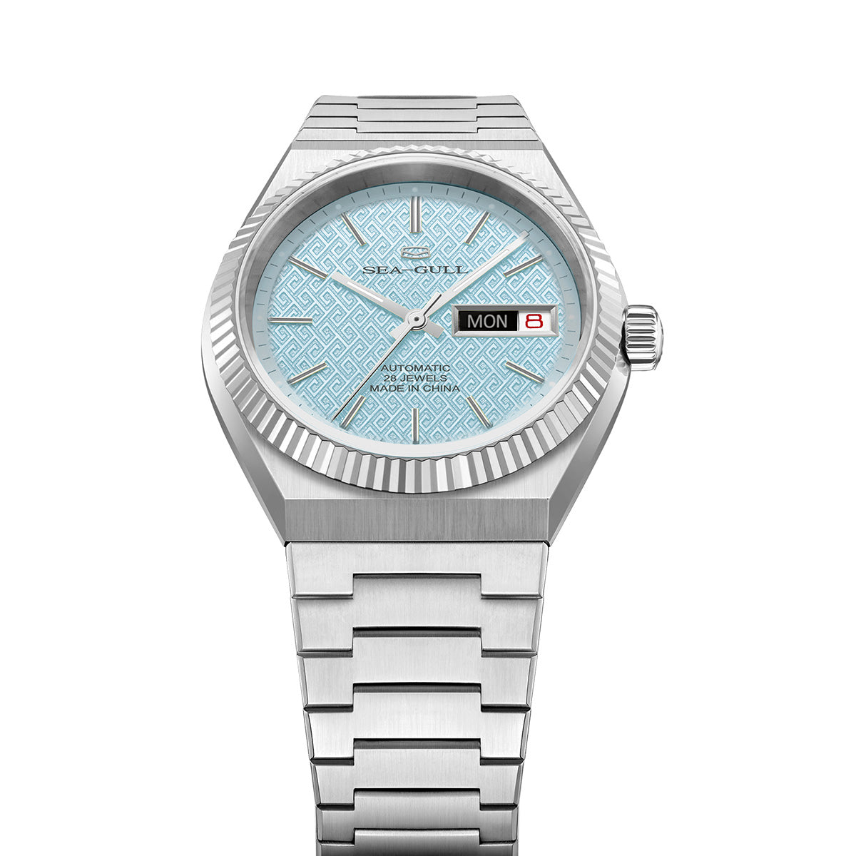 Sea-gull 510.82.1075A dressklokke herre blå 38mm