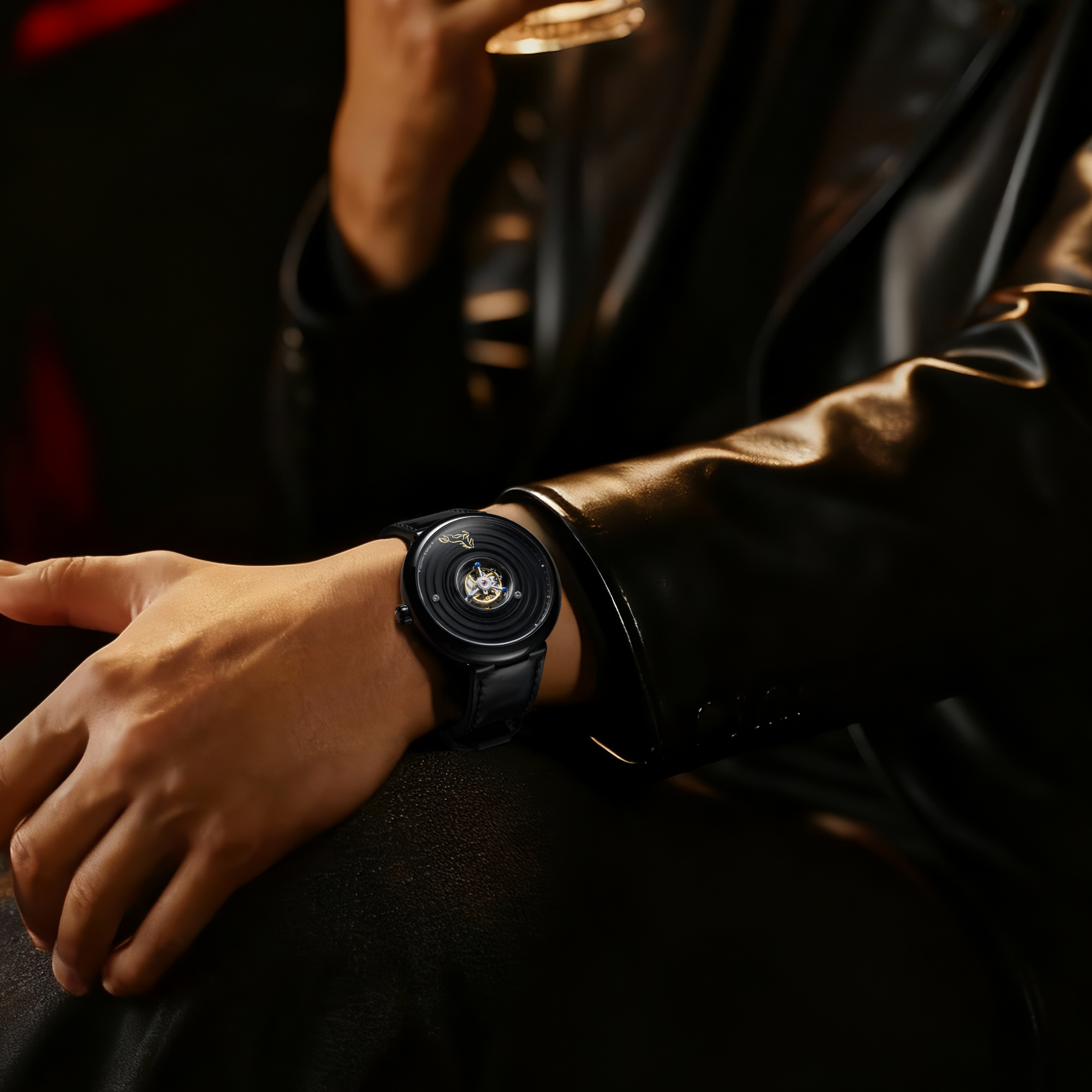 CIGA Design Zodiac Horse tourbillon klokke titan