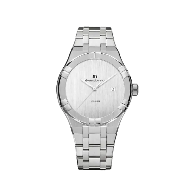 Label Noir Aikon Automatic 42MM klokke hvit stål