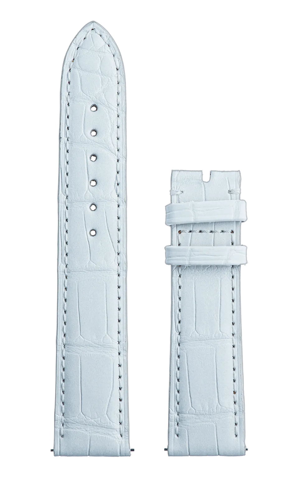 Speake-Marin Piccadilly klokkerem hvit alligator