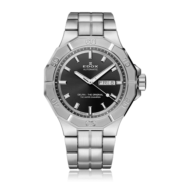 Edox Day-Date Automatic herreklokke dag-dato