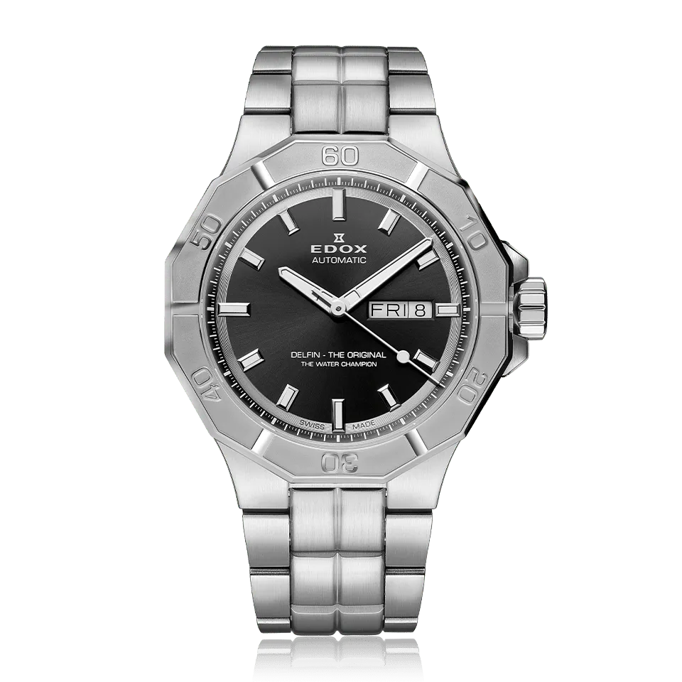 Edox Day-Date Automatic herreklokke dag-dato