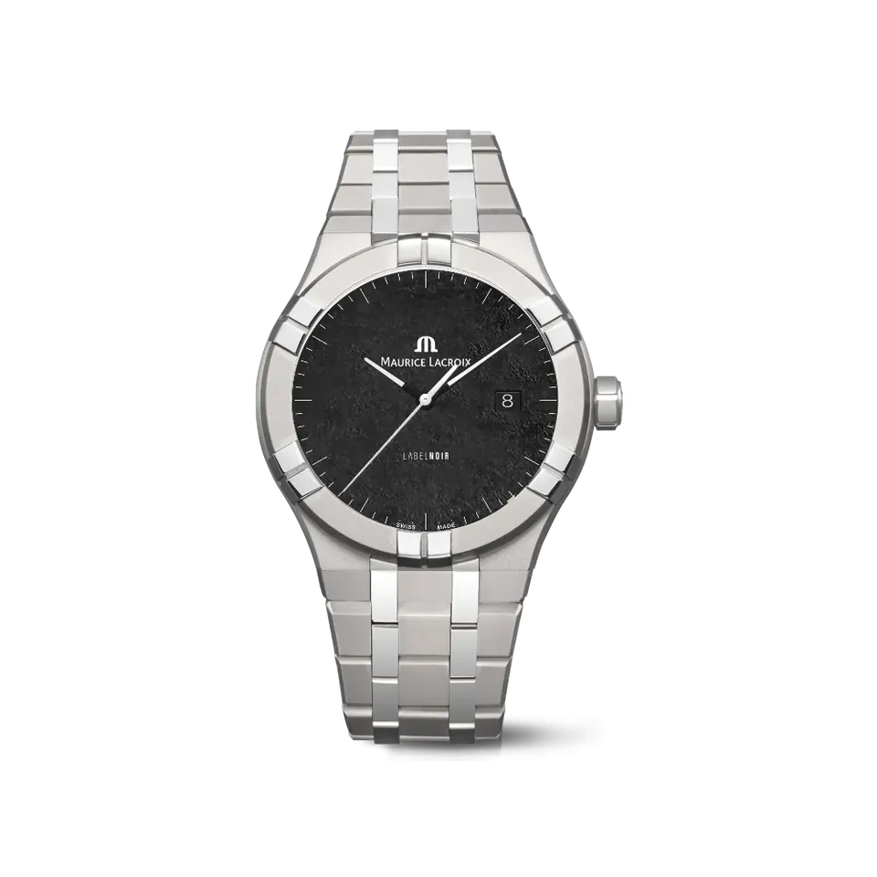 Label Noir Aikon Automatic 42MM klokke titan svart laser