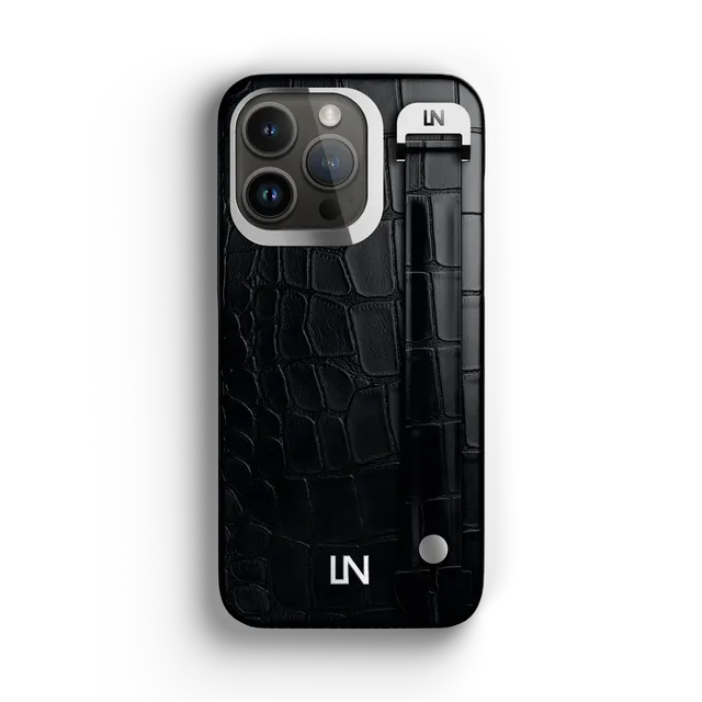 Label Noir iPhone 13 Pro deksel krokodilleskinn MagSafe